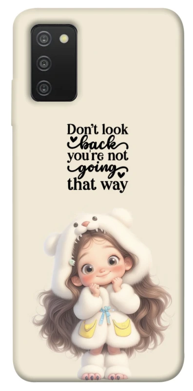 Чохол на Samsung Galaxy A03s Don't look back фото 1 з 1