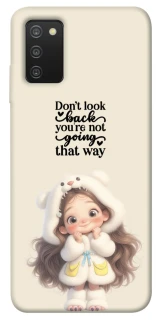 Чохол на Samsung Galaxy A03s Don't look back фото 1 з 1