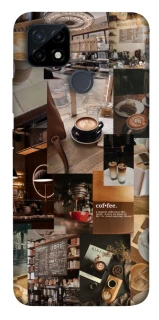 Чехол на Realme C21Y Coffee collage ver.2 фото 1 из 1