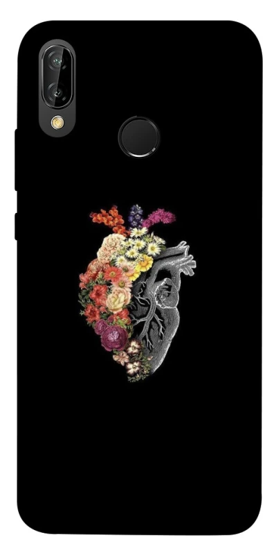 Чохол на Huawei P20 Lite Heart with flowers фото 1 з 1