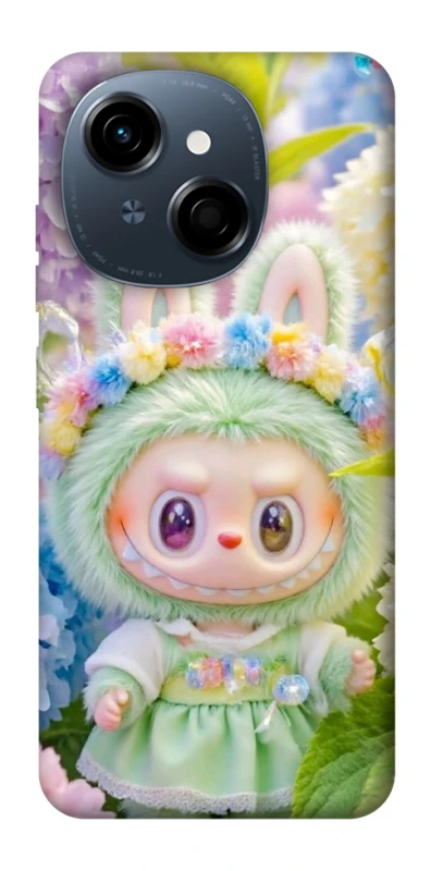 Чохол на TECNO Spark Go 1 Labubu & Flowers ver.2 фото 1 з 1