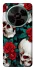 Чохол на ZTE Nubia V70 Max skull and rose фото 1 з 1
