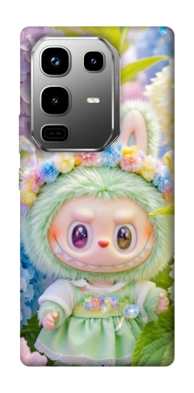 Чехол на Infinix Note 50 Pro Labubu & Flowers ver.2 фото 1 из 1
