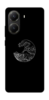 Чехол на Xiaomi Poco X6 Pro Black tsunami фото 1 Чехол на Xiaomi Poco X6 Pro Black tsunami фото 1 из 1