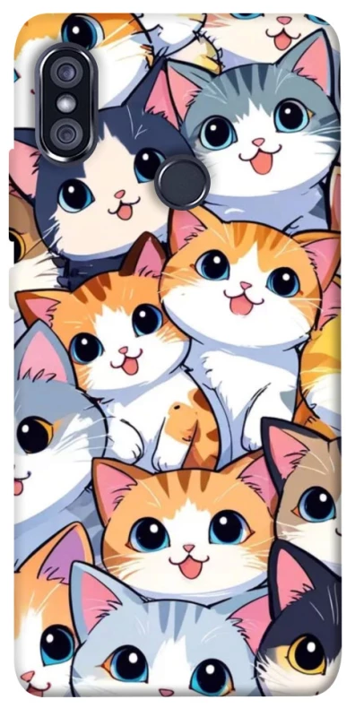 Чехол на Xiaomi Redmi Note 5 Pro / Note 5 (AI Dual Camera) Cute Cat v2 фото 1 из 1