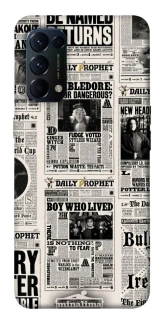 Чехол на Oppo Reno 5 4G Harry Potter newspaper фото 1 из 1