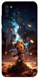 Чехол на Samsung Galaxy M11 Baby Groot v3 фото 1 из 1