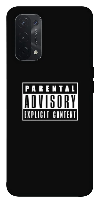 Чехол на Oppo A54 5G / A74 5G Parental Advisory Label фото 1 Чехол на Oppo A54 5G / A74 5G Parental Advisory Label фото 1 из 1