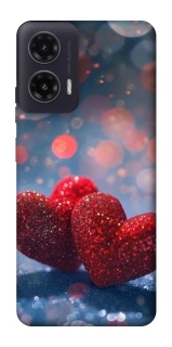 Чохол на Motorola Moto G35 Red hearts фото 1 з 1
