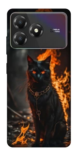 Чохол на ZTE Blade A36 Вогняний кіт фото 1 з 1