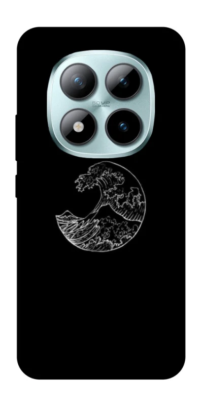 Чохол на Xiaomi Redmi Note 15 Pro+ 5G Black tsunami фото 1 з 1