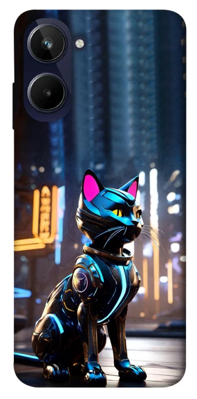 Чехол на Realme 10 4G Cyber cat фото 1 из 1