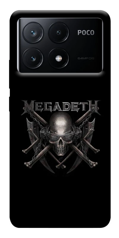 Чохол на Xiaomi Poco X6 Megadeth фото 1 з 1