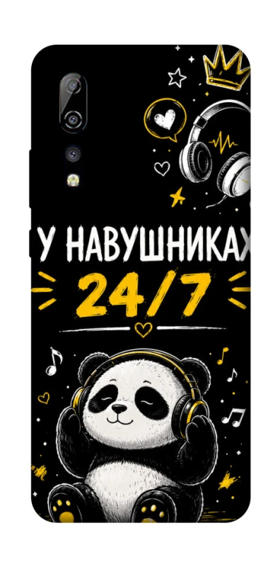 Чехол на ZTE Axon 10 Pro У навушниках 24/7 фото 1 из 1