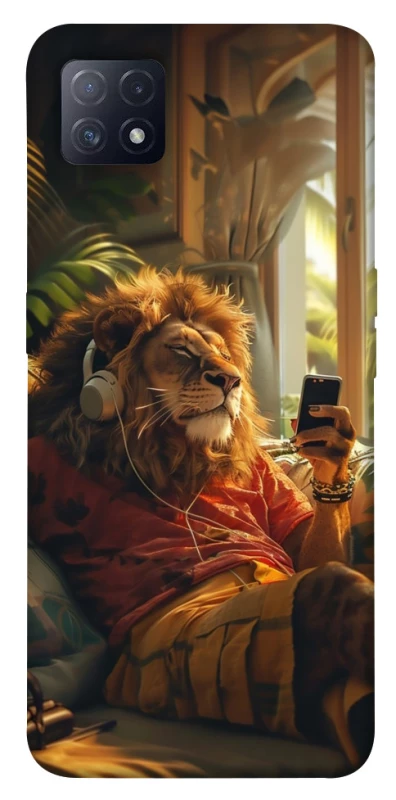 Чехол на Oppo A72 5G / A73 5G Лев v2 фото 1 из 1