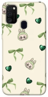 Чохол на Samsung Galaxy M30s / M21 Labubu Green Heart фото 1 з 1