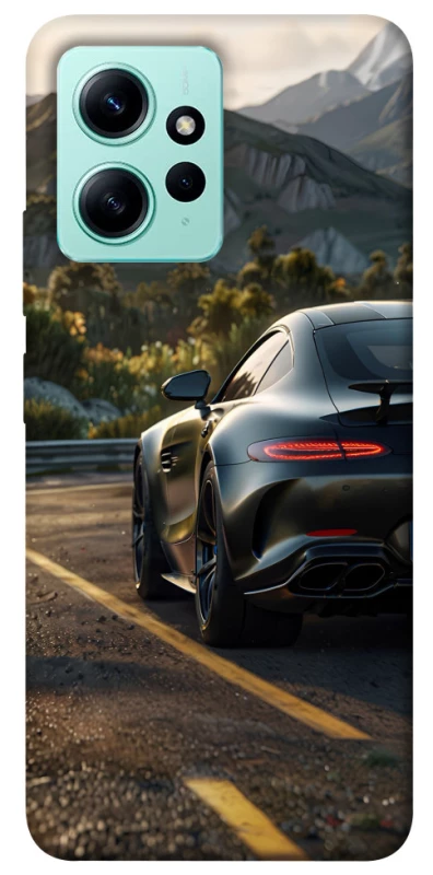 Чохол на Xiaomi Redmi Note 12 4G Car in the mountains фото 1 з 1
