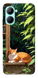 Чохол на Realme C33 red cat фото 1 з 1
