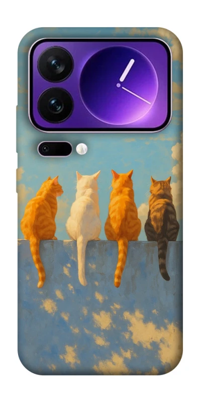 Чохол на Xiaomi 17 Pro Max cats on wall фото 1 з 1