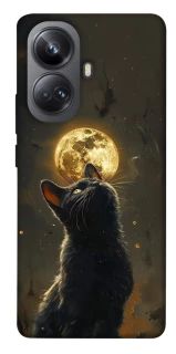 Чехол на Realme 10 Pro+ Кот под луной v2 фото 1 из 1