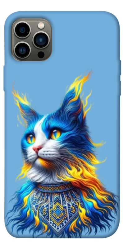 Чохол на Apple iPhone 12 Pro (6.1") Кіт патріот фото 1 з 1