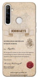 Чехол на Realme 6i The Hogwarts acceptance letter фото 1 из 1
