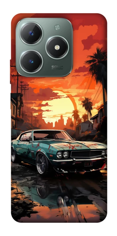 Чохол на Realme C61 Car at sunset фото 1 з 1
