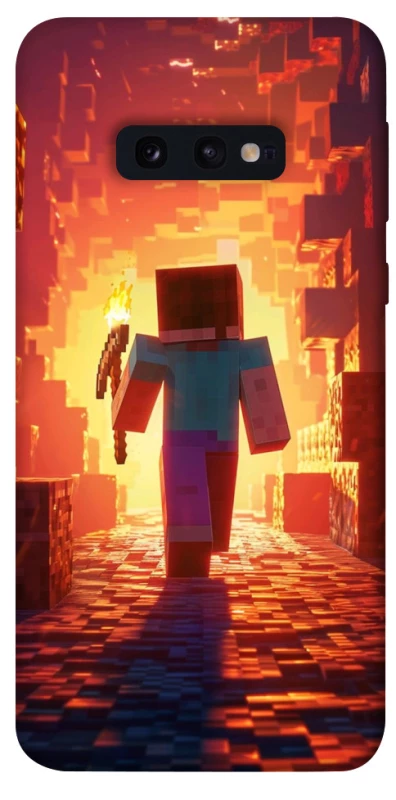 Чехол на Samsung Galaxy S10e Minecraft adventure фото 1 из 1