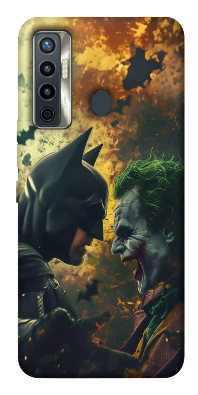 Чехол на TECNO Camon 17 Batman and the Joker фото 1 из 1