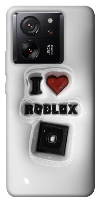 Чохол на Xiaomi 13T Pro I love Roblox фото 1 з 1