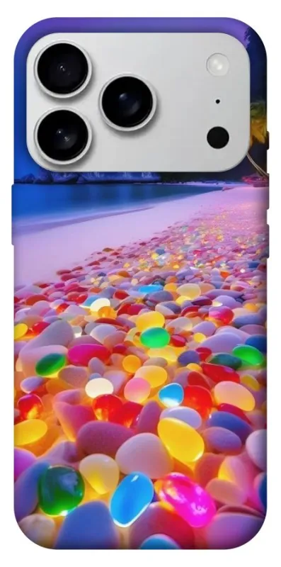 Чохол на Apple iPhone 18 Pro Max Каміння світиться на березі фото 1 з 2