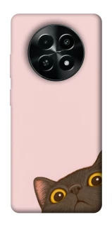 Чехол на Realme Narzo 70x Peeping cat фото 1 Чехол на Realme Narzo 70x Peeping cat фото 1 из 1