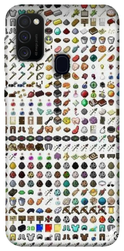 Чохол на Samsung Galaxy M30s / M21 Minecraft v2 фото 1 з 1
