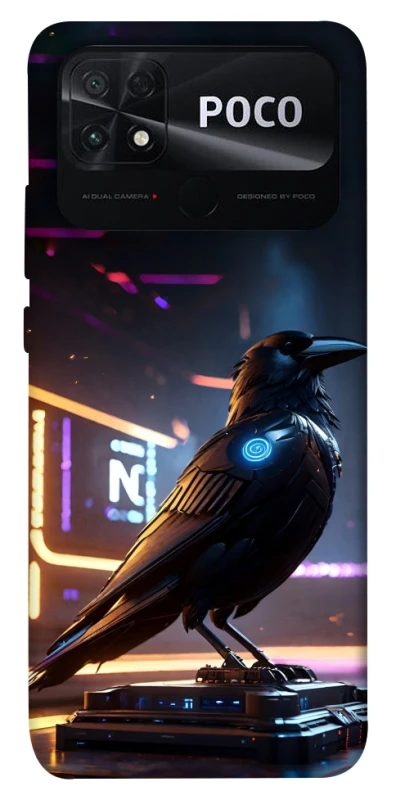 Чехол на Xiaomi Poco C40 Cyber Raven фото 1 из 1