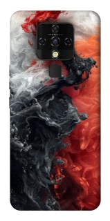 Чохол на TECNO Camon 16 SE Black and Red фото 1 з 1