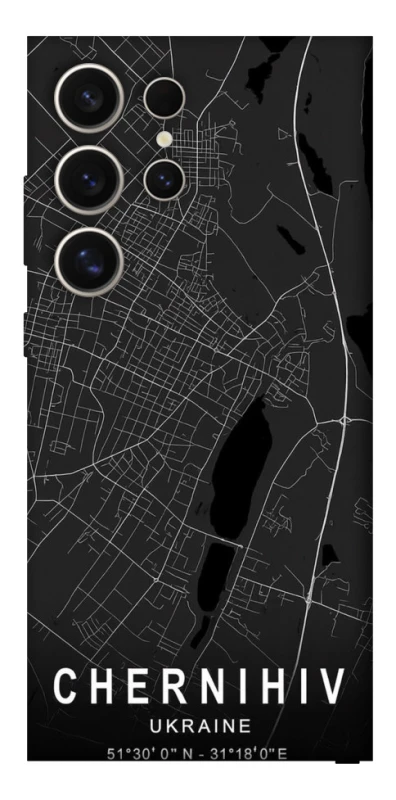 Чохол на Samsung Galaxy S25 Ultra Chernihiv map фото 1 з 1