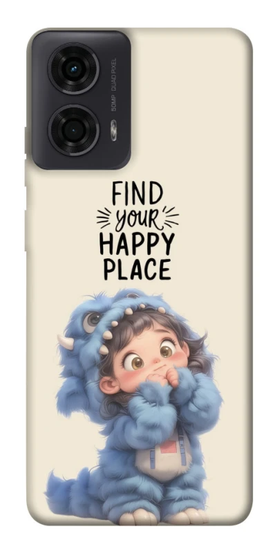 Чохол на Motorola Moto G04 Happy Place фото 1 з 1