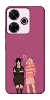 Чехол на Xiaomi Poco M6 4G Raven & Rainbow Wednesday фото 1 из 1