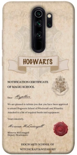 Чехол на Xiaomi Redmi Note 8 Pro The Hogwarts acceptance letter фото 1 из 1