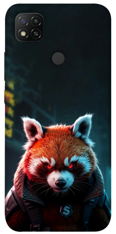 Чохол на Xiaomi Redmi 9C Cyber Red Panda фото 1 з 1