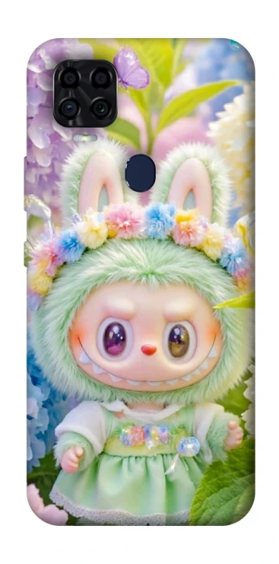 Чохол на ZTE Blade v2020 Labubu & Flowers ver.2 фото 1 з 1