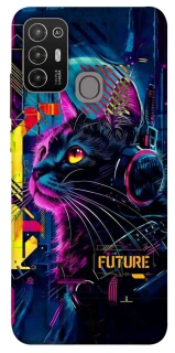 Чохол на ZTE Blade A52 Cyber Cat v2 фото 1 з 1