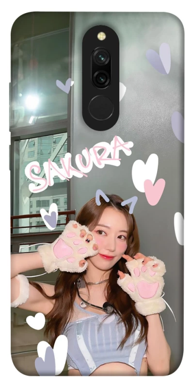 Чохол на Xiaomi Redmi 8 Sakura - LE SSERAFIM фото 1 з 1