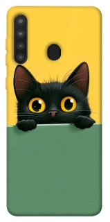 Чохол на Samsung Galaxy A21 Black cat v2 фото 1 з 1