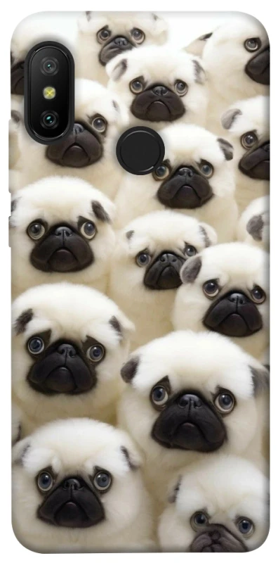 Чохол на Xiaomi Mi A2 Lite / Xiaomi Redmi 6 Pro Doggy Pug Love фото 1 з 1