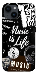 Чехол на Apple iPhone 14 (6.1") Music is Life фото 1 из 1
