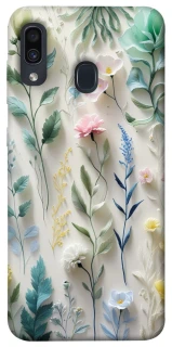 Чехол на Samsung Galaxy A20 / A30 Floral design ver.3 фото 1 из 1