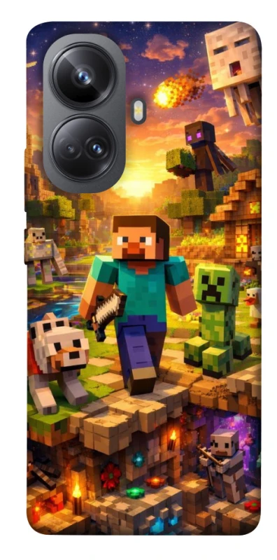 Чохол на Realme 10 Pro+ Minecraft v6 фото 1 з 1