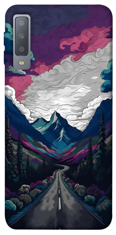 Чохол на Samsung A750 Galaxy A7 (2018) Намальовані гори фото 1 з 1
