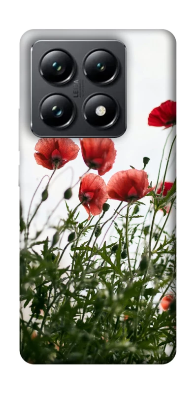 Чехол на Xiaomi 14T Pro Поле маков фото 1 из 1